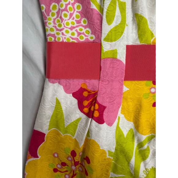 Lilly Pulitzer Vanessa Floral Print Strapless Dress SIZE 0 - Picture 6 of 13